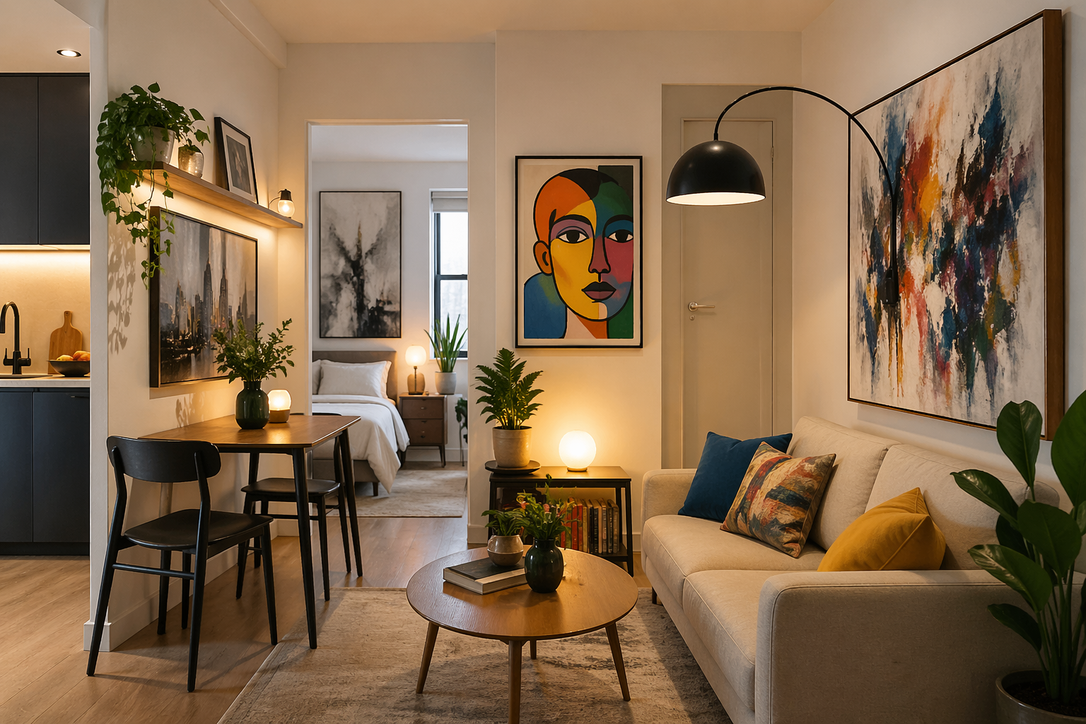 5 Ways Art Transforms Small Apartments