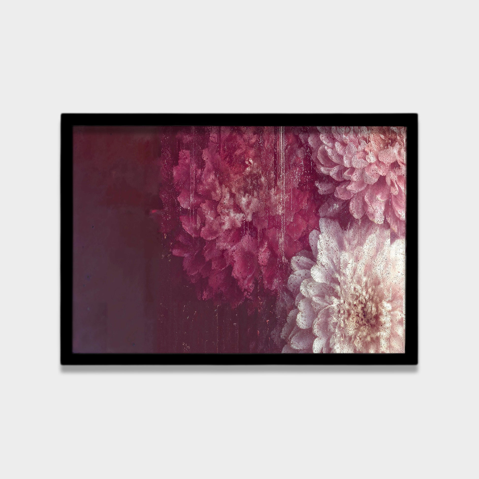 Blushed Bloom botanical & floral canvas wall art by Anantkala