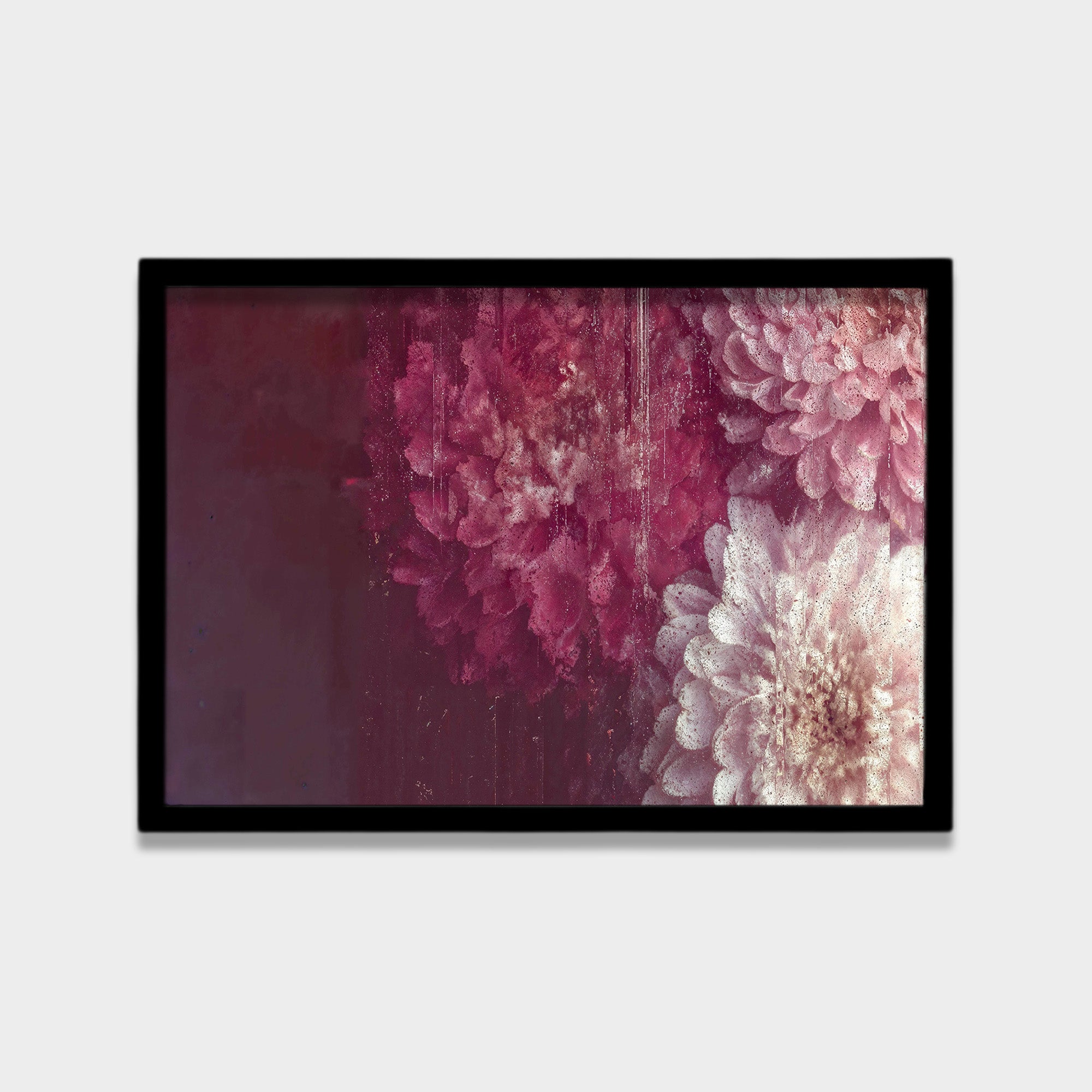 Blushed Bloom botanical & floral canvas wall art by Anantkala