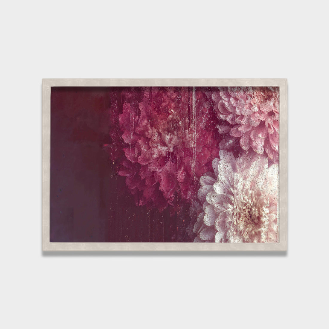 Blushed Bloom botanical & floral canvas wall art by Anantkala