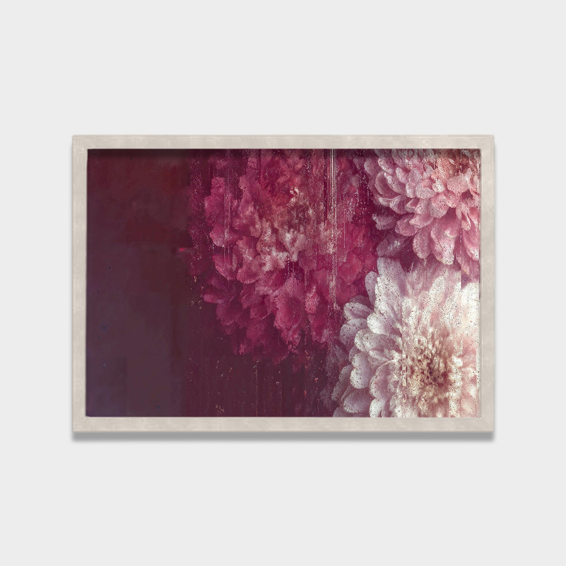 Blushed Bloom botanical & floral canvas wall art by Anantkala