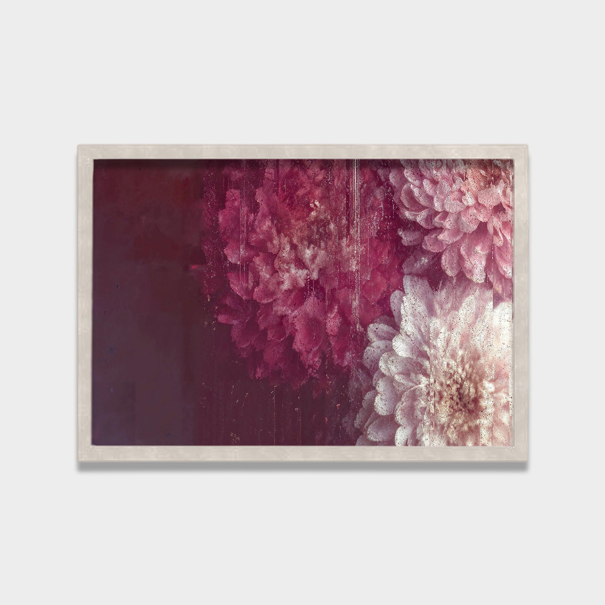 Blushed Bloom botanical & floral canvas wall art by Anantkala