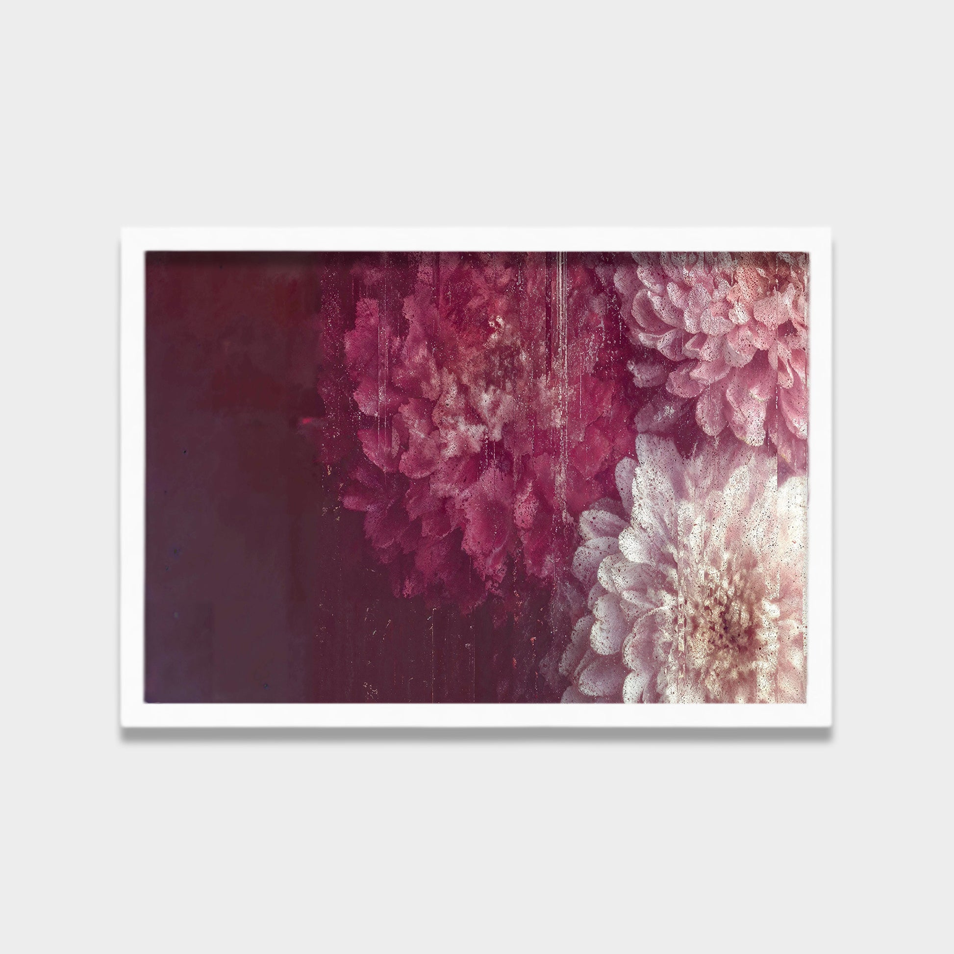Blushed Bloom botanical & floral canvas wall art by Anantkala