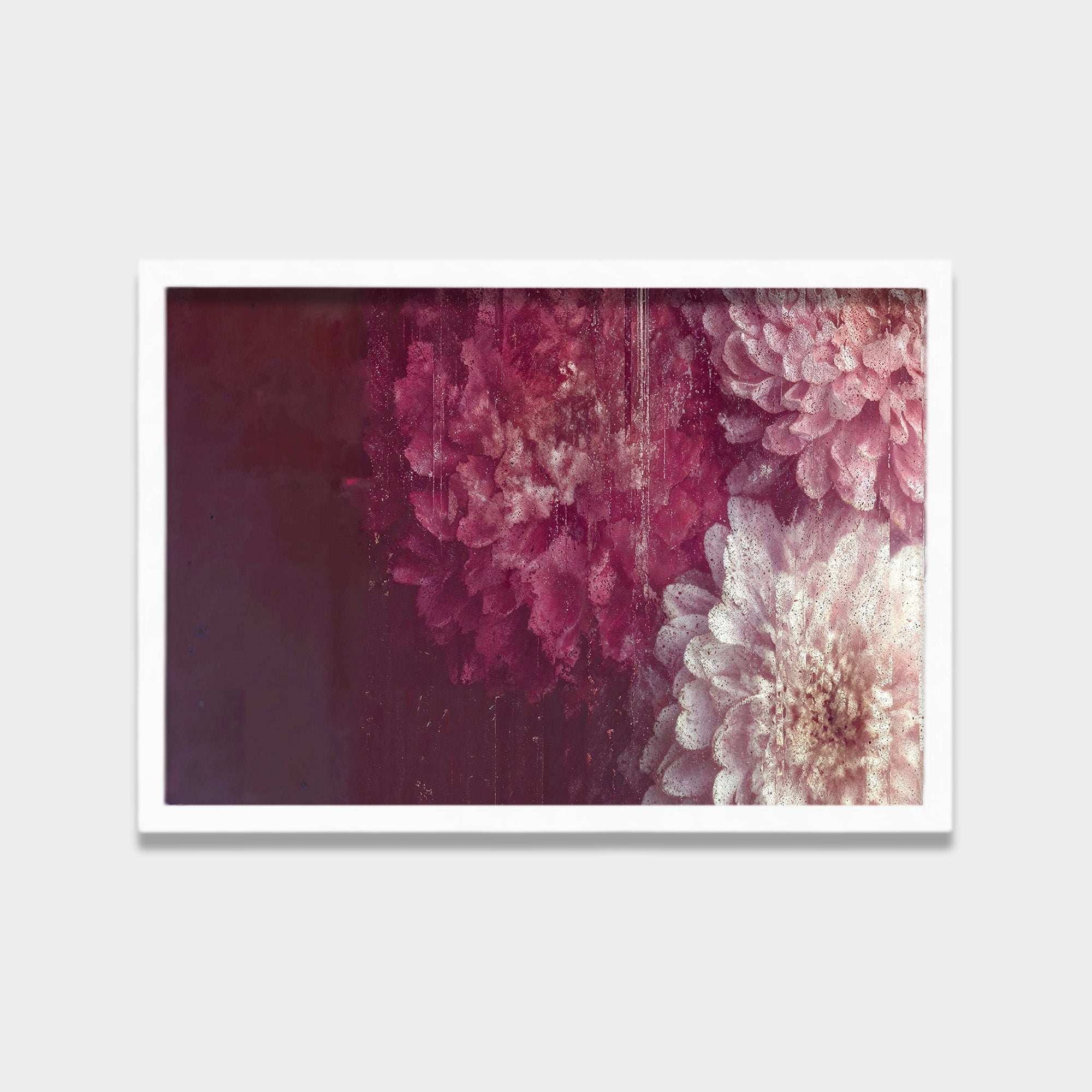 Blushed Bloom botanical & floral canvas wall art by Anantkala