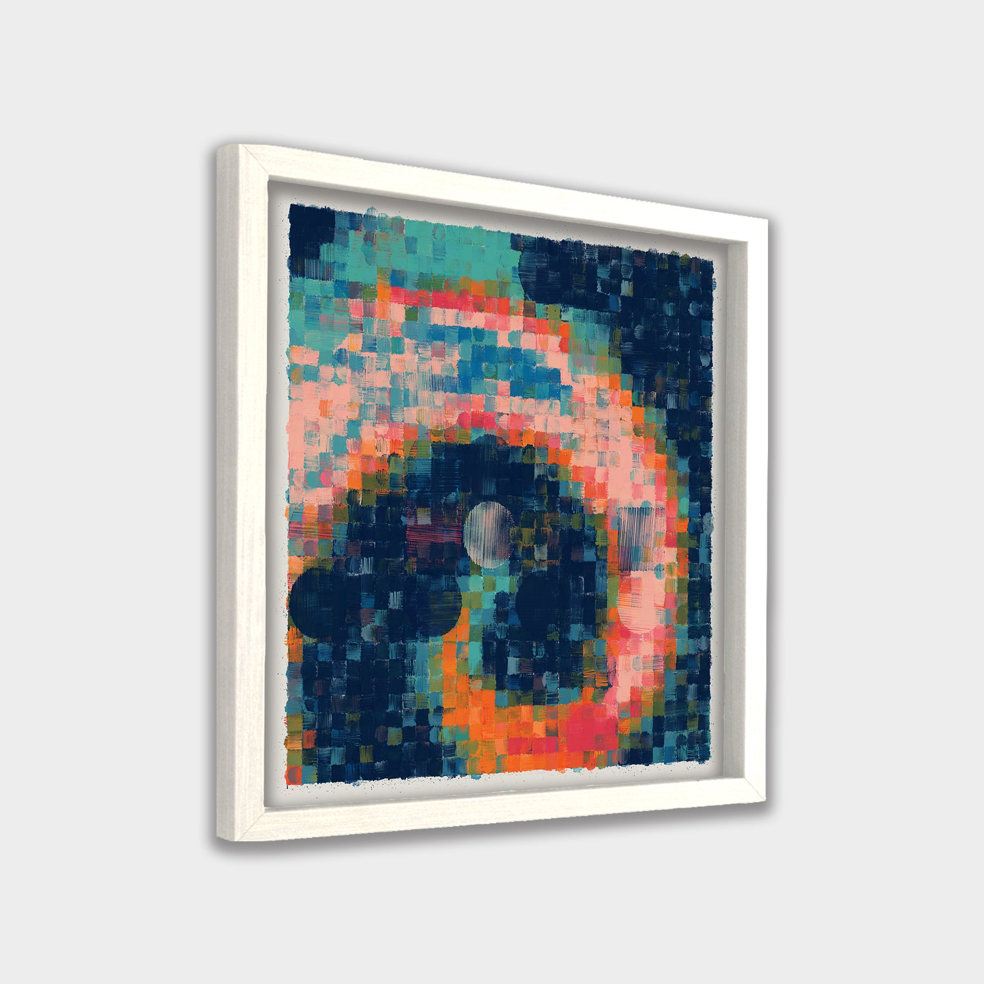 Chromatic Balance abstract canvas wall art by Anantkala