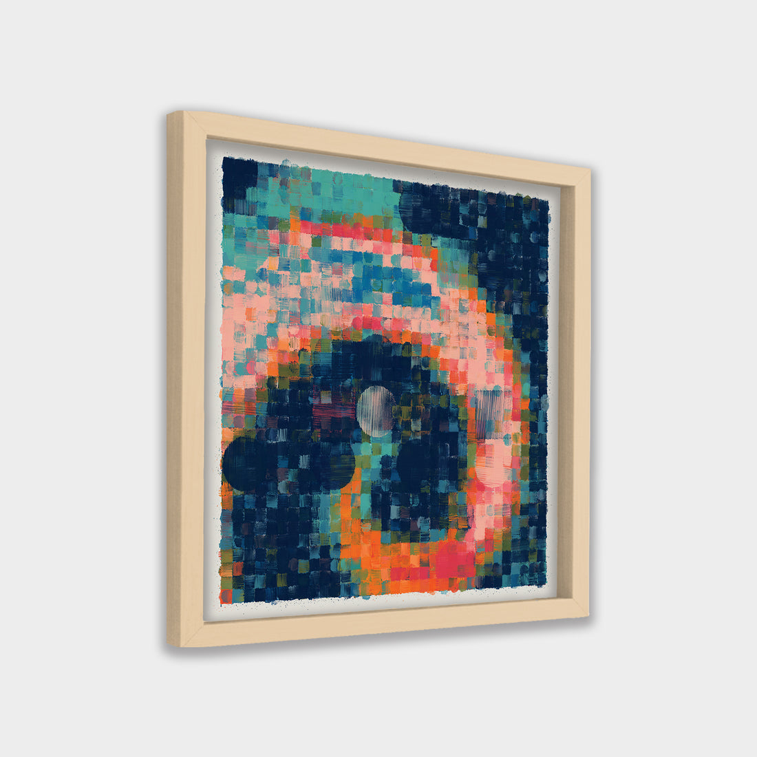 Chromatic Balance abstract canvas wall art by Anantkala