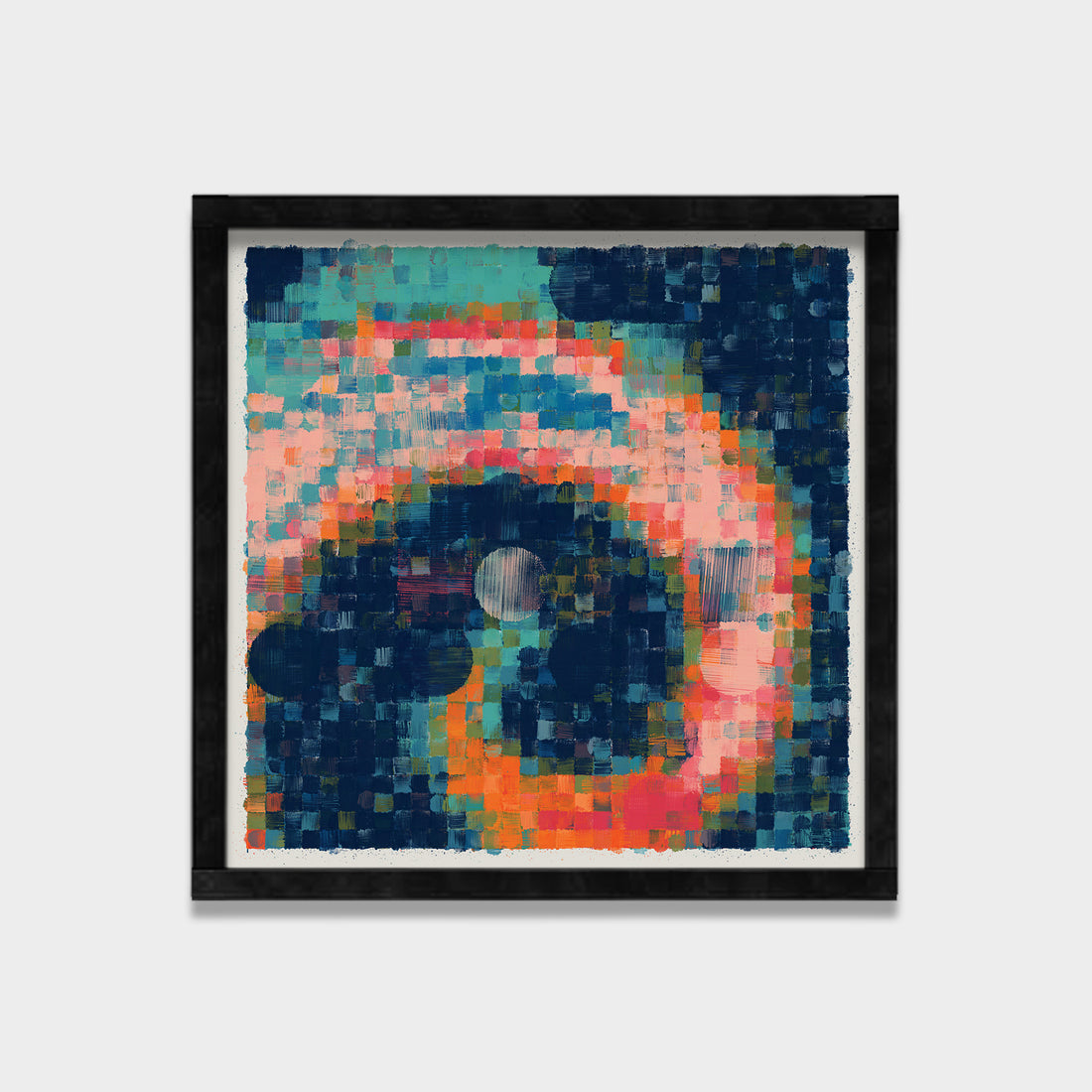 Chromatic Balance abstract canvas wall art by Anantkala