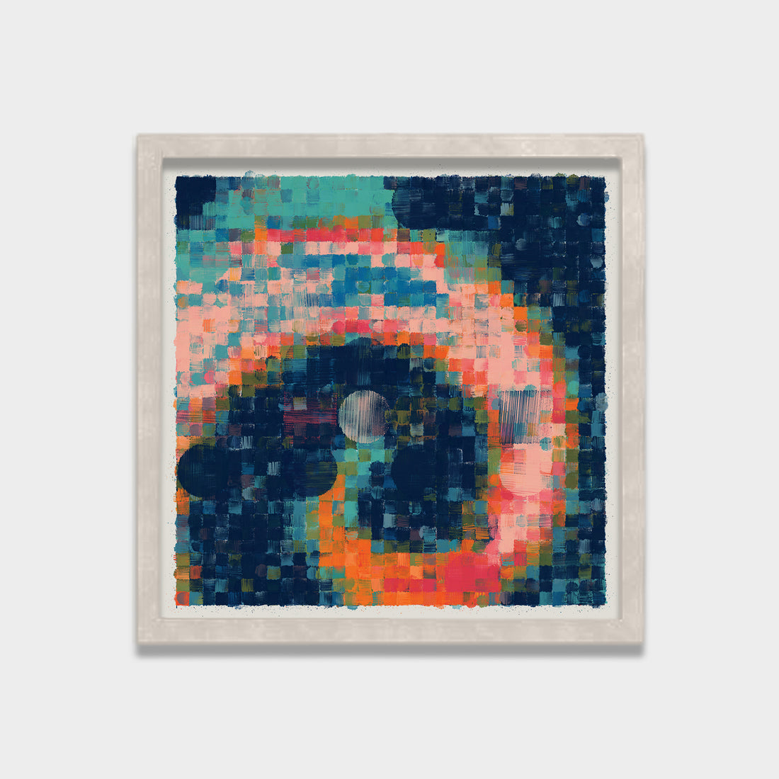 Chromatic Balance abstract canvas wall art by Anantkala