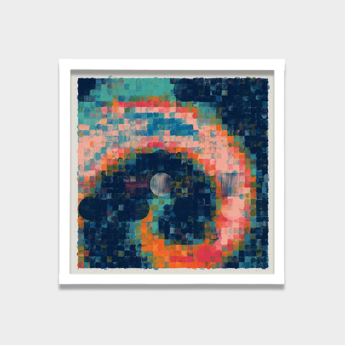 Chromatic Balance abstract canvas wall art by Anantkala