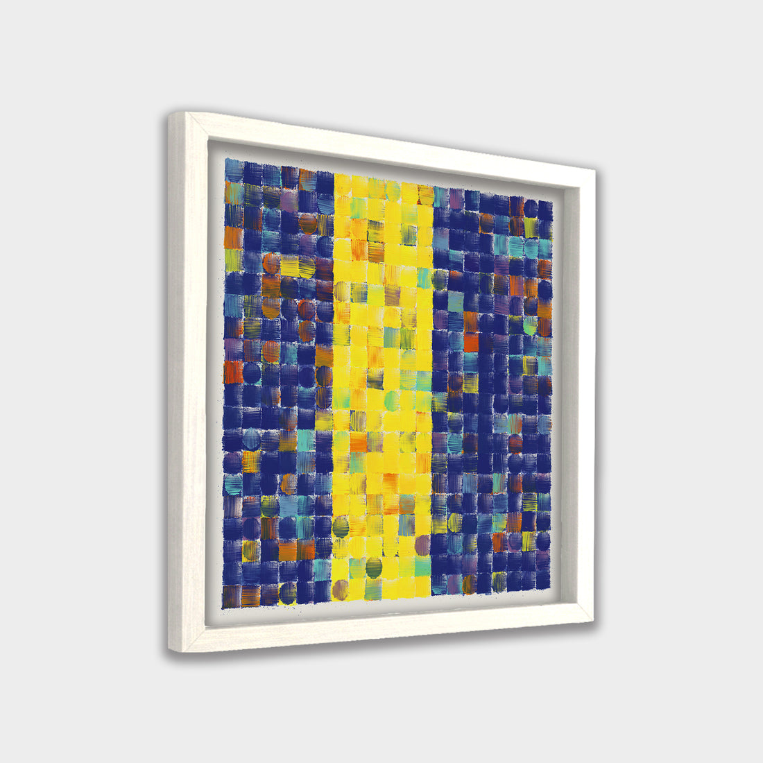 Golden Passage abstract canvas wall art by Anantkala