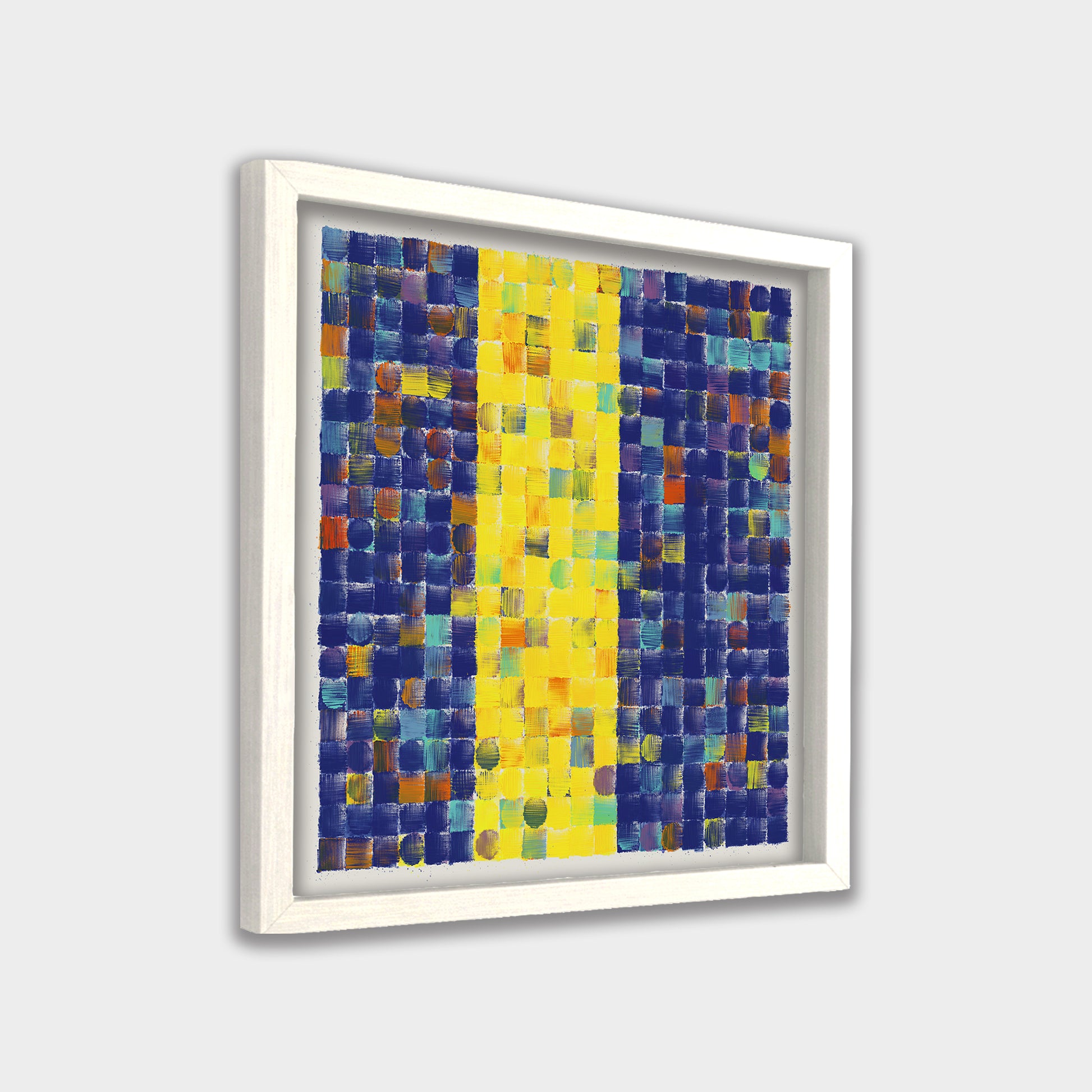 Golden Passage abstract canvas wall art by Anantkala