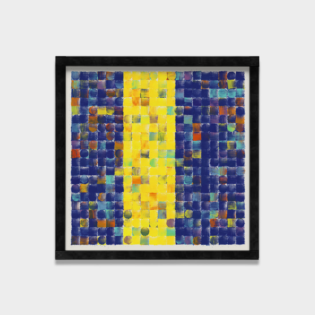 Golden Passage abstract canvas wall art by Anantkala