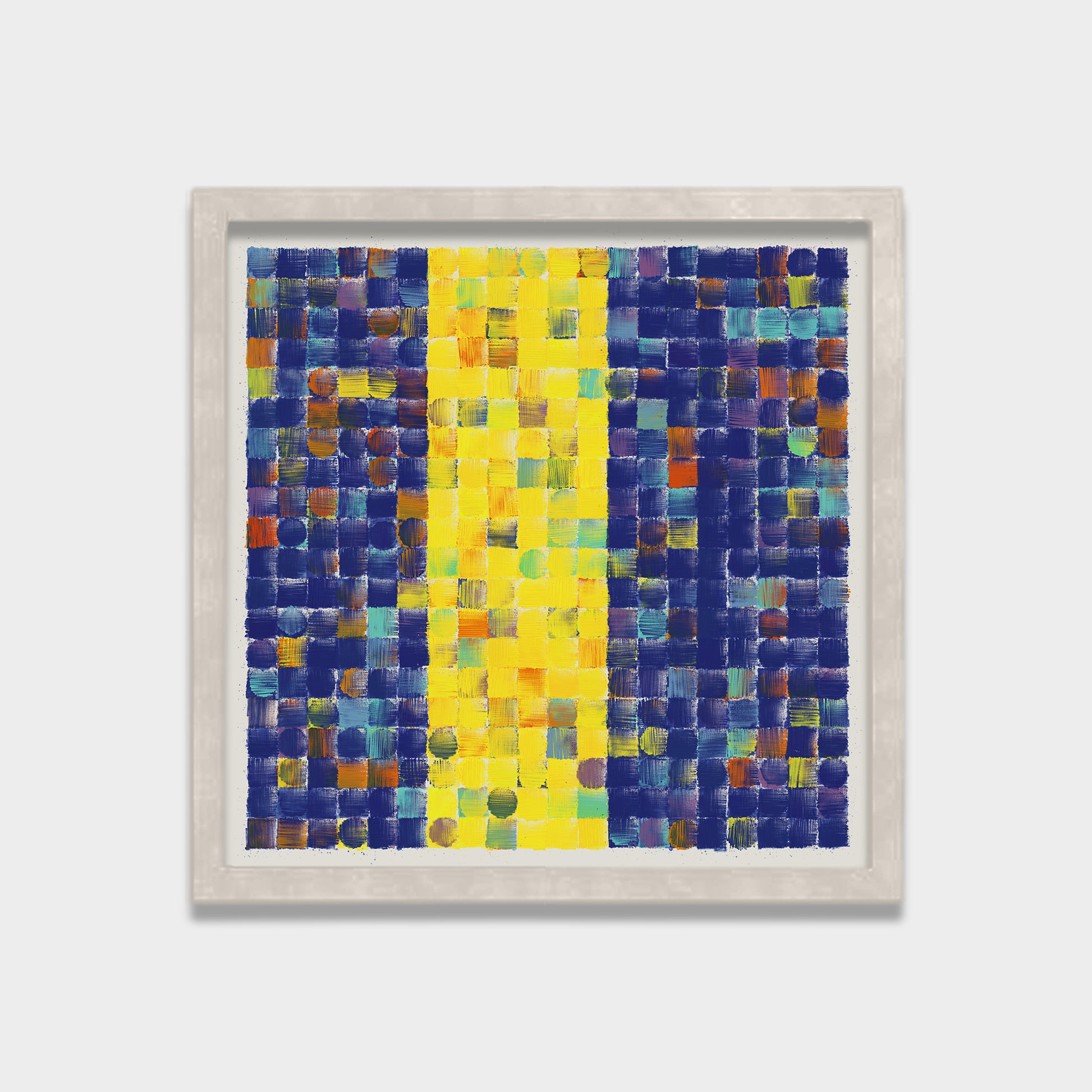 Golden Passage abstract canvas wall art by Anantkala