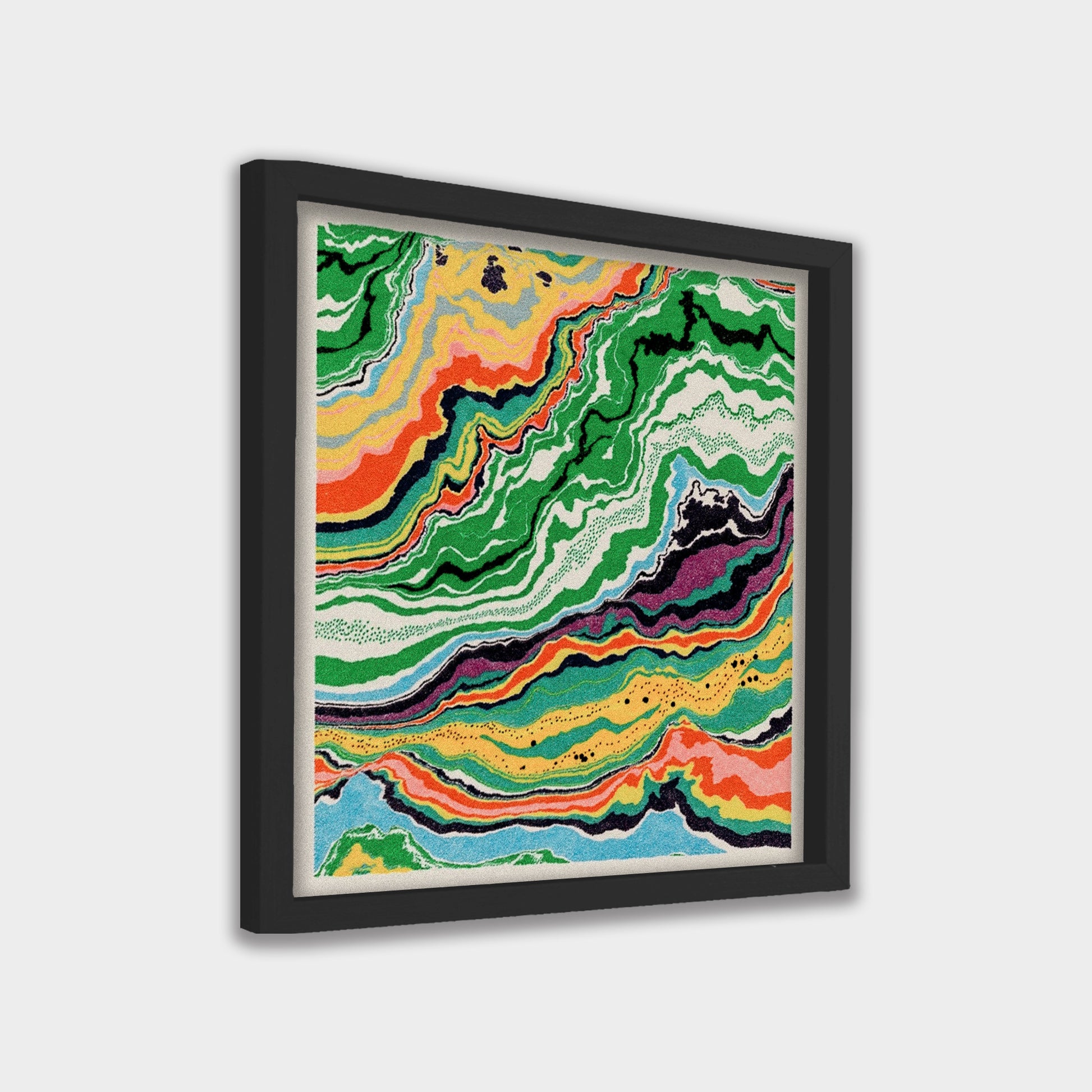 Earth Veins abstract canvas wall art by Anantkala