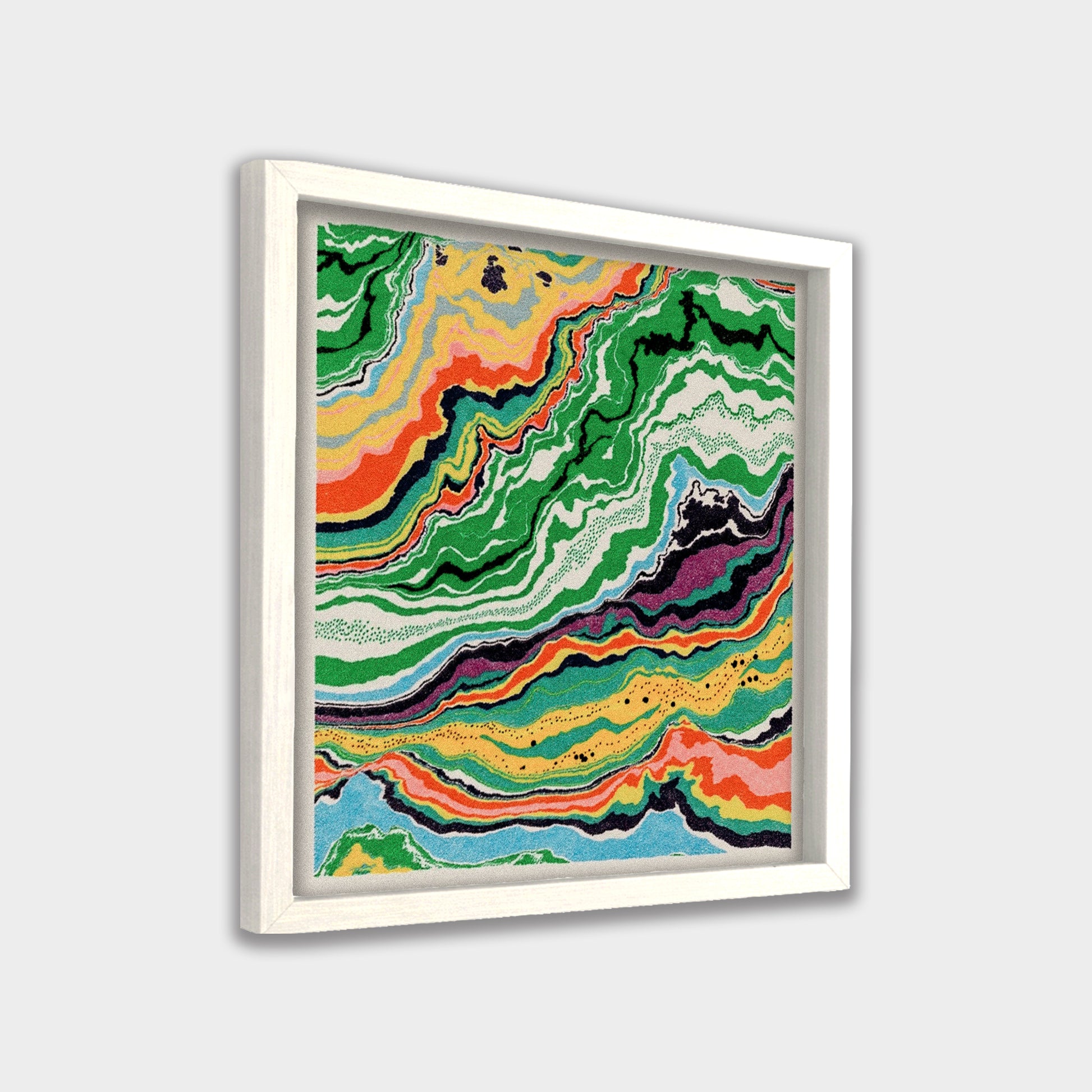 Earth Veins abstract canvas wall art by Anantkala