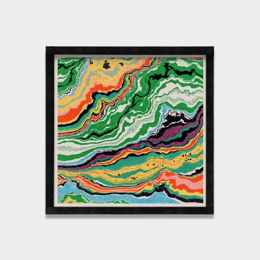 Earth Veins abstract canvas wall art by Anantkala