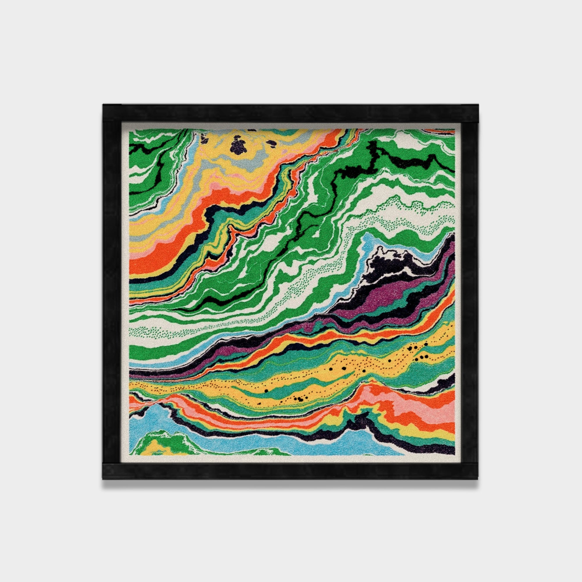 Earth Veins abstract canvas wall art by Anantkala