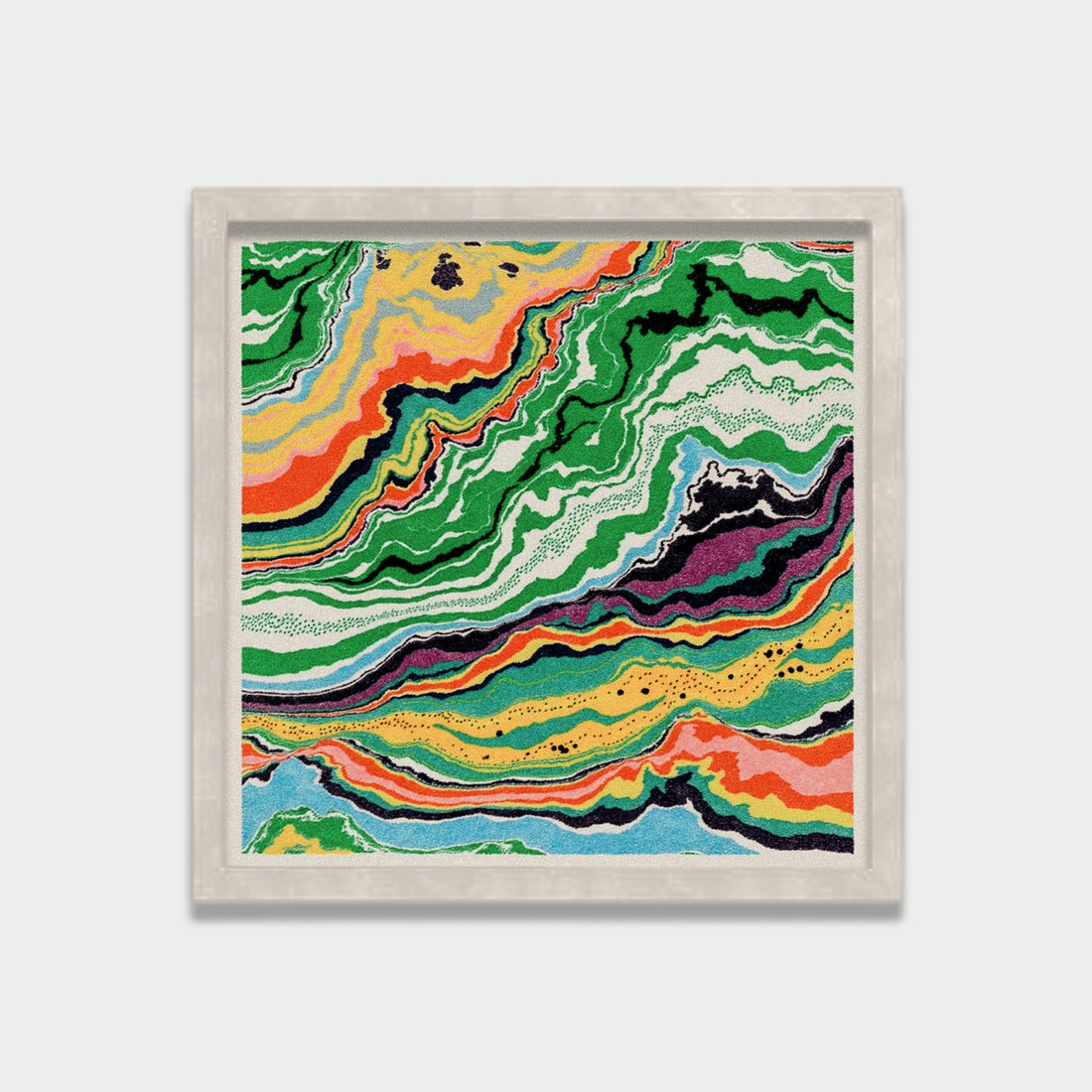 Earth Veins abstract canvas wall art by Anantkala