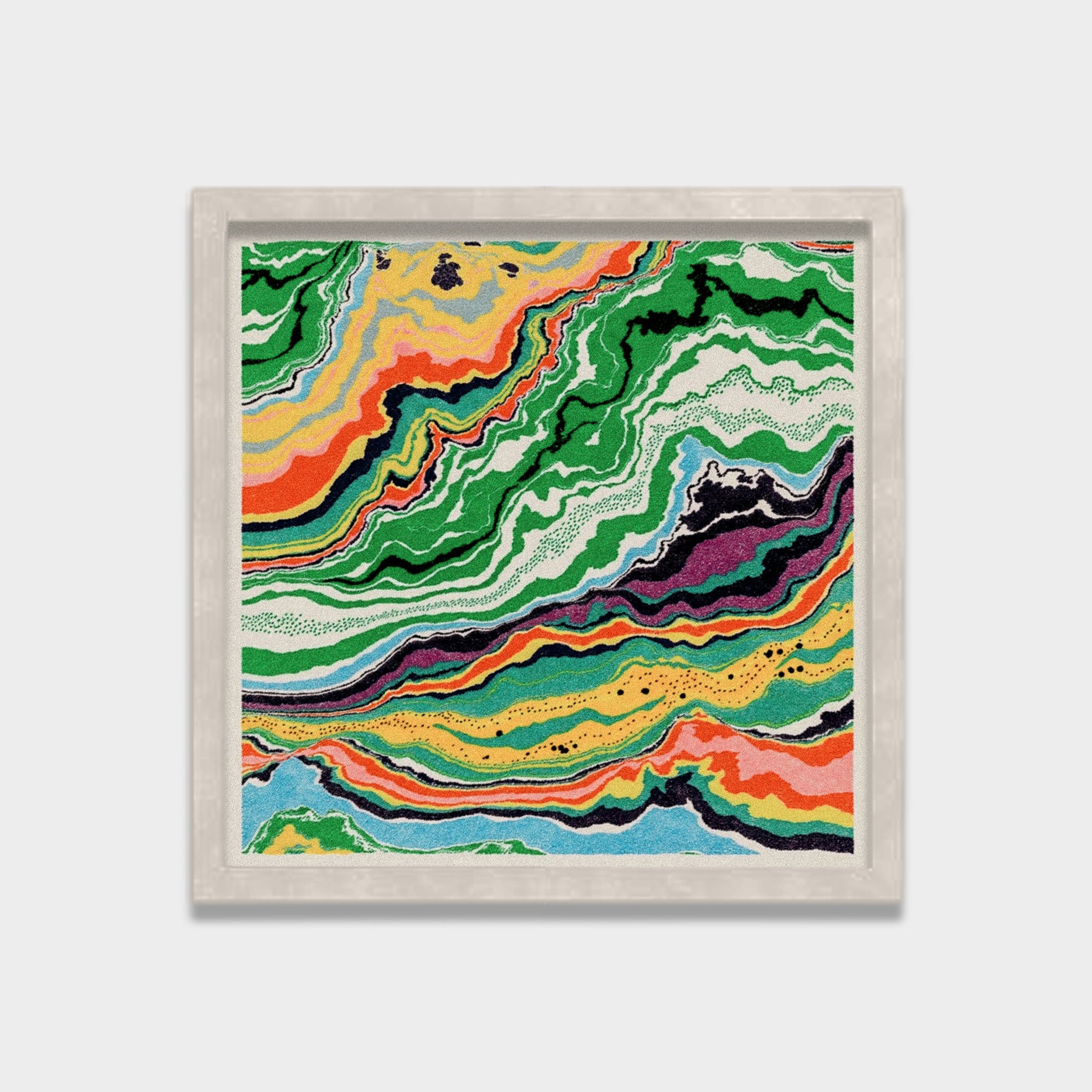 Earth Veins abstract canvas wall art by Anantkala