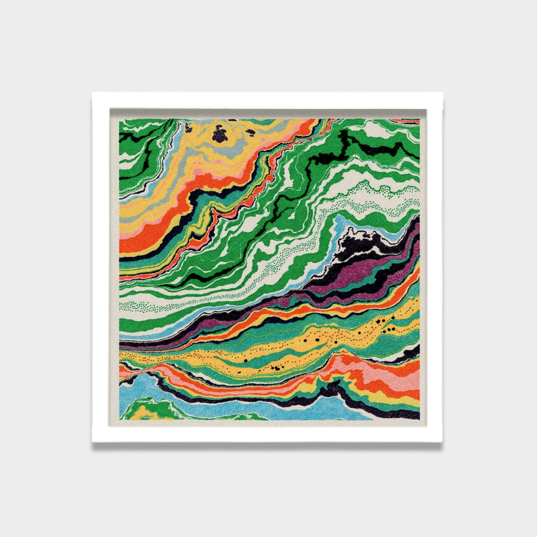 Earth Veins abstract canvas wall art by Anantkala