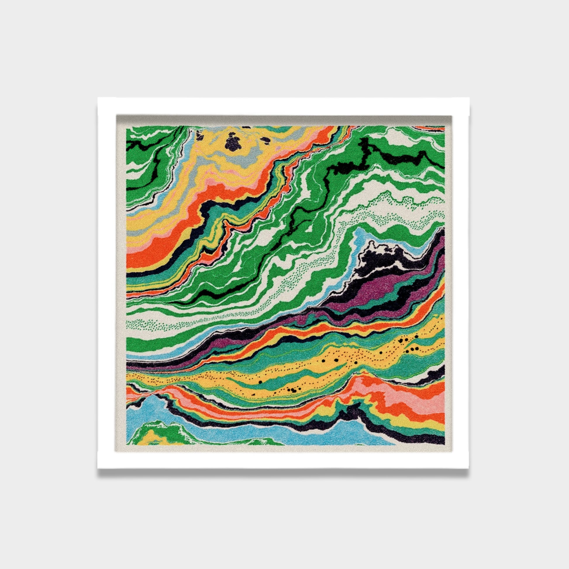 Earth Veins abstract canvas wall art by Anantkala