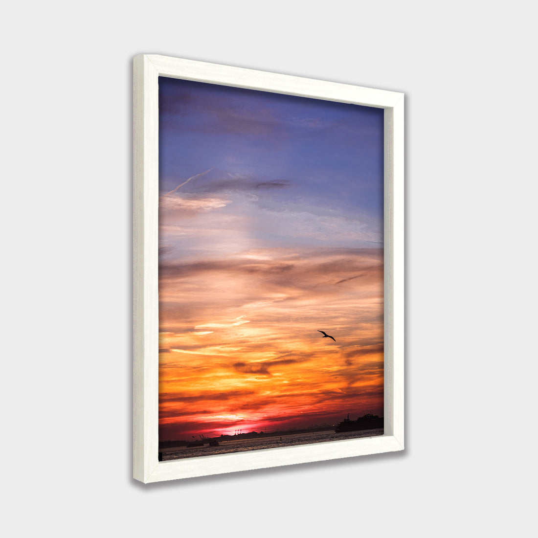 Last Light Over Water photography canvas wall art by Anantkala