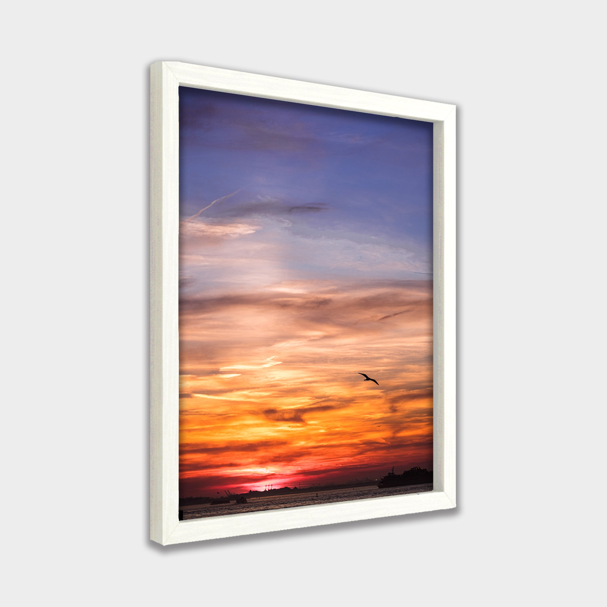 Last Light Over Water photography canvas wall art by Anantkala