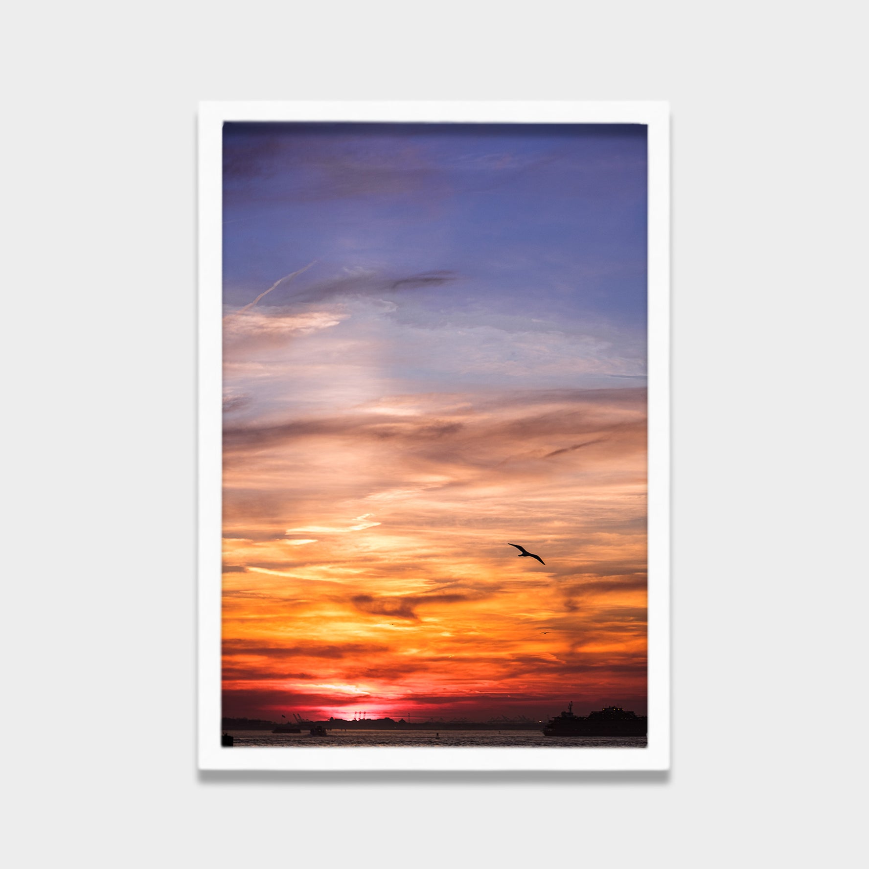 Last Light Over Water photography canvas wall art by Anantkala