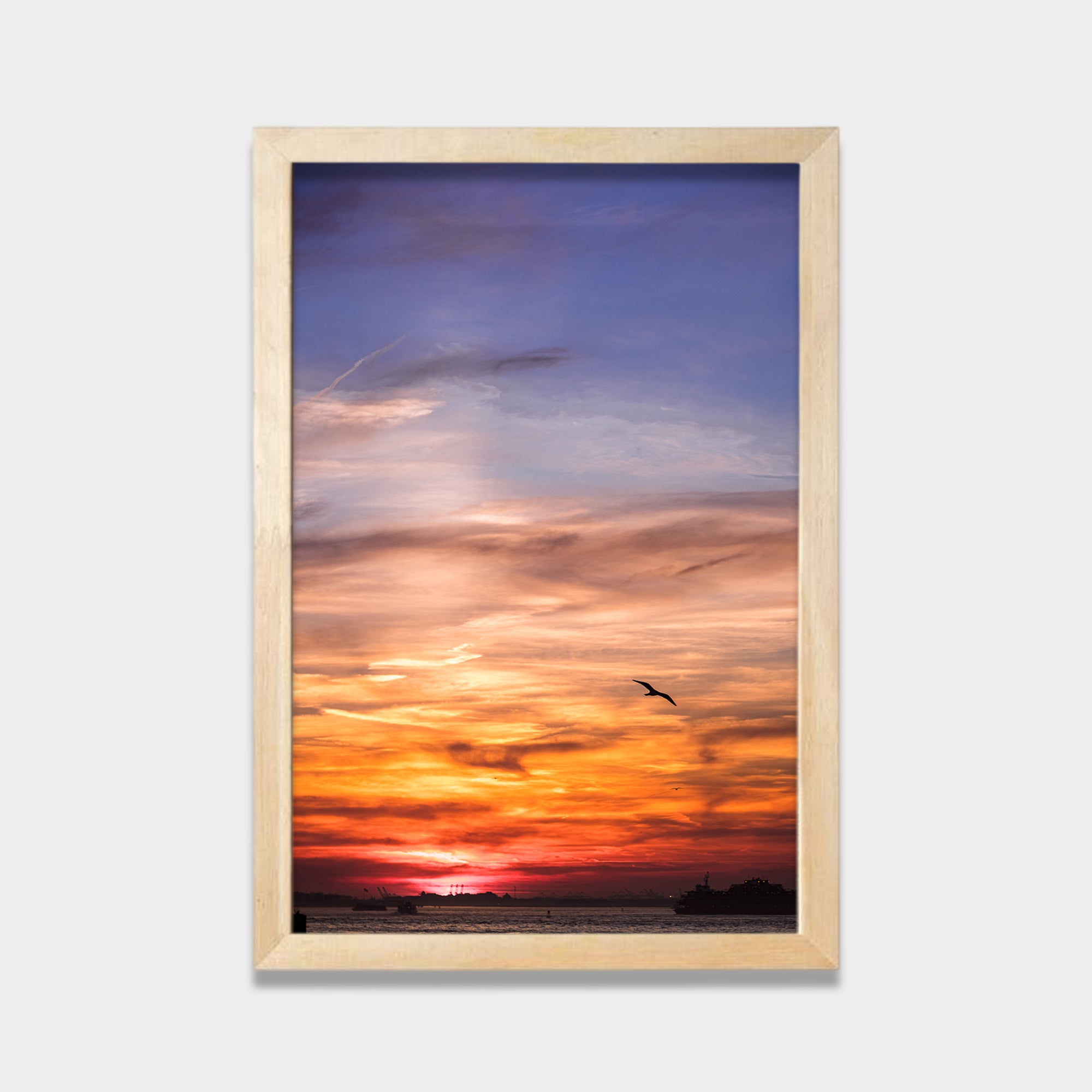 Last Light Over Water photography canvas wall art by Anantkala
