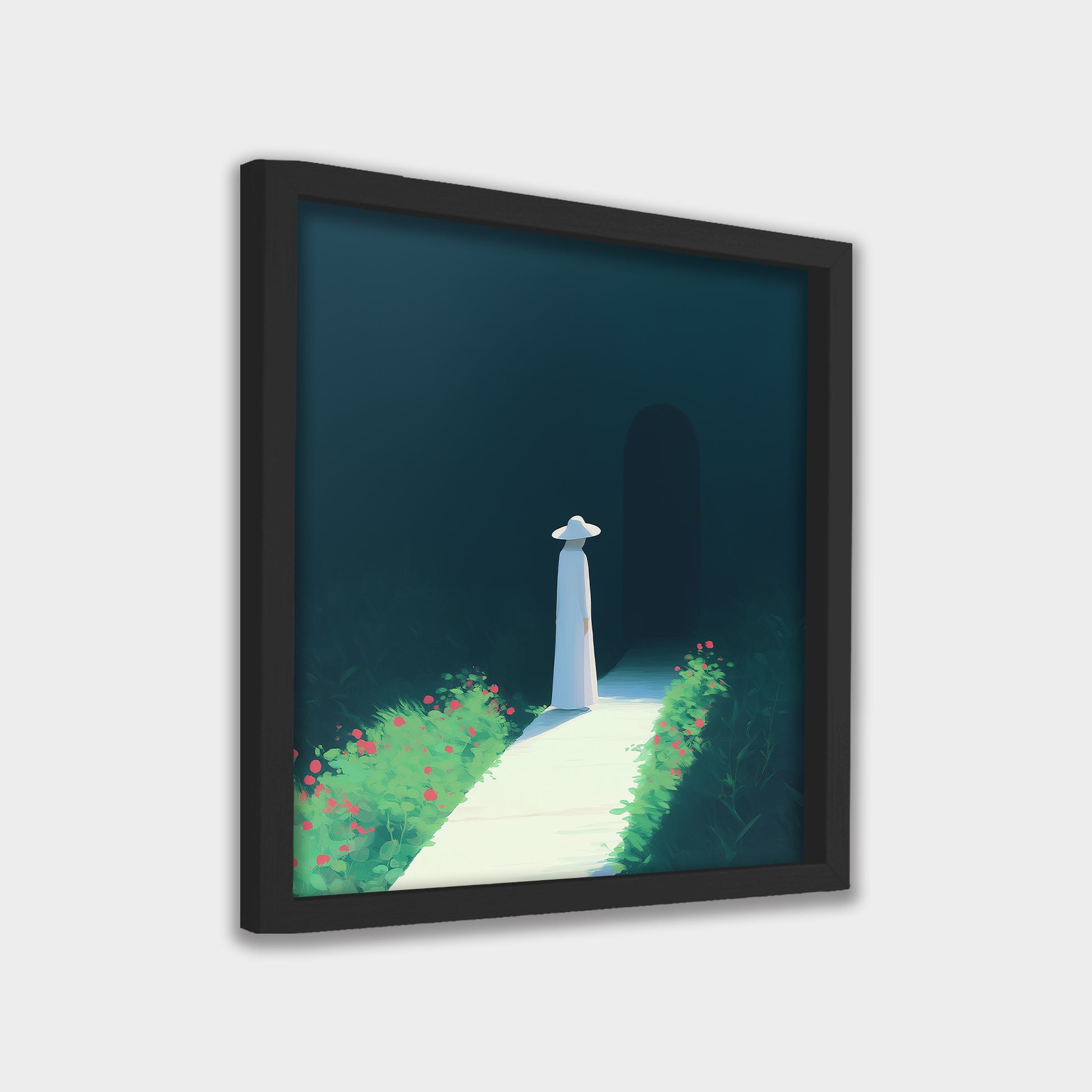 Silent Threshold illustration canvas wall art by Anantkala