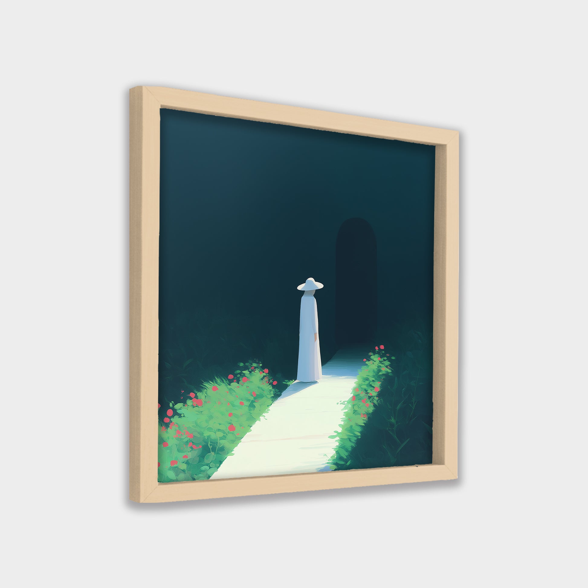 Silent Threshold illustration canvas wall art by Anantkala