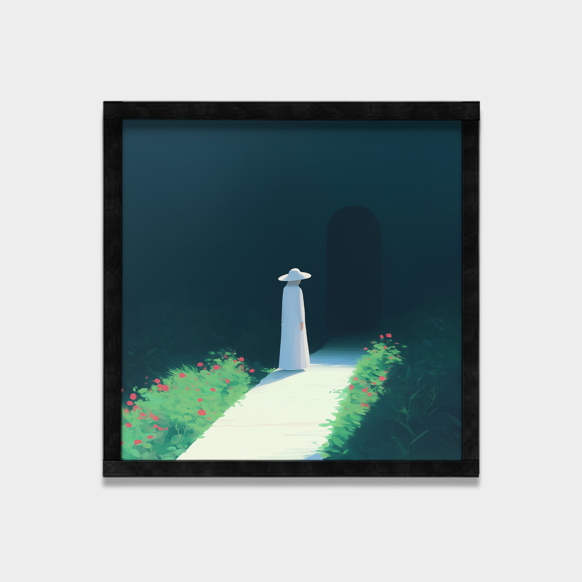 Silent Threshold illustration canvas wall art by Anantkala