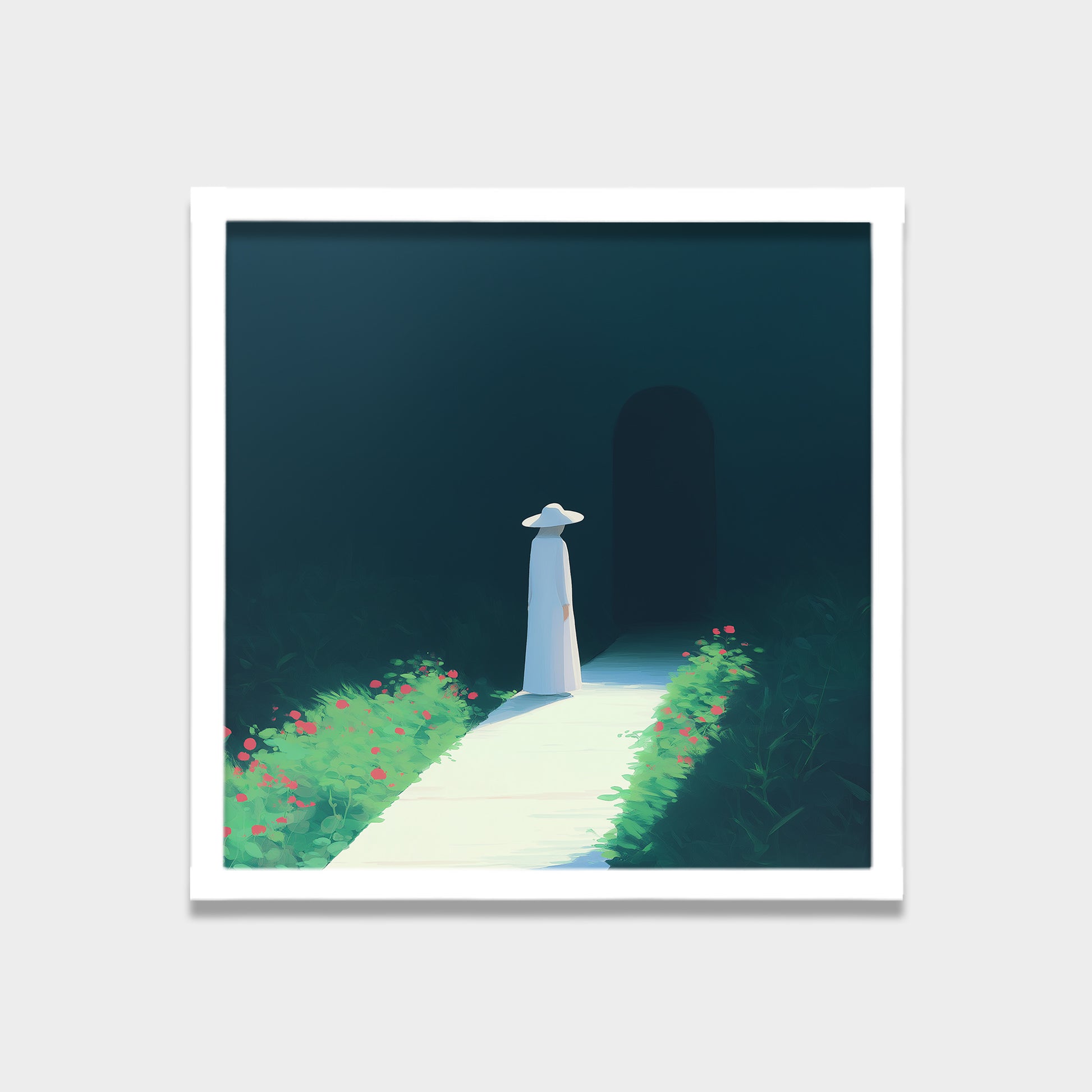 Silent Threshold illustration canvas wall art by Anantkala