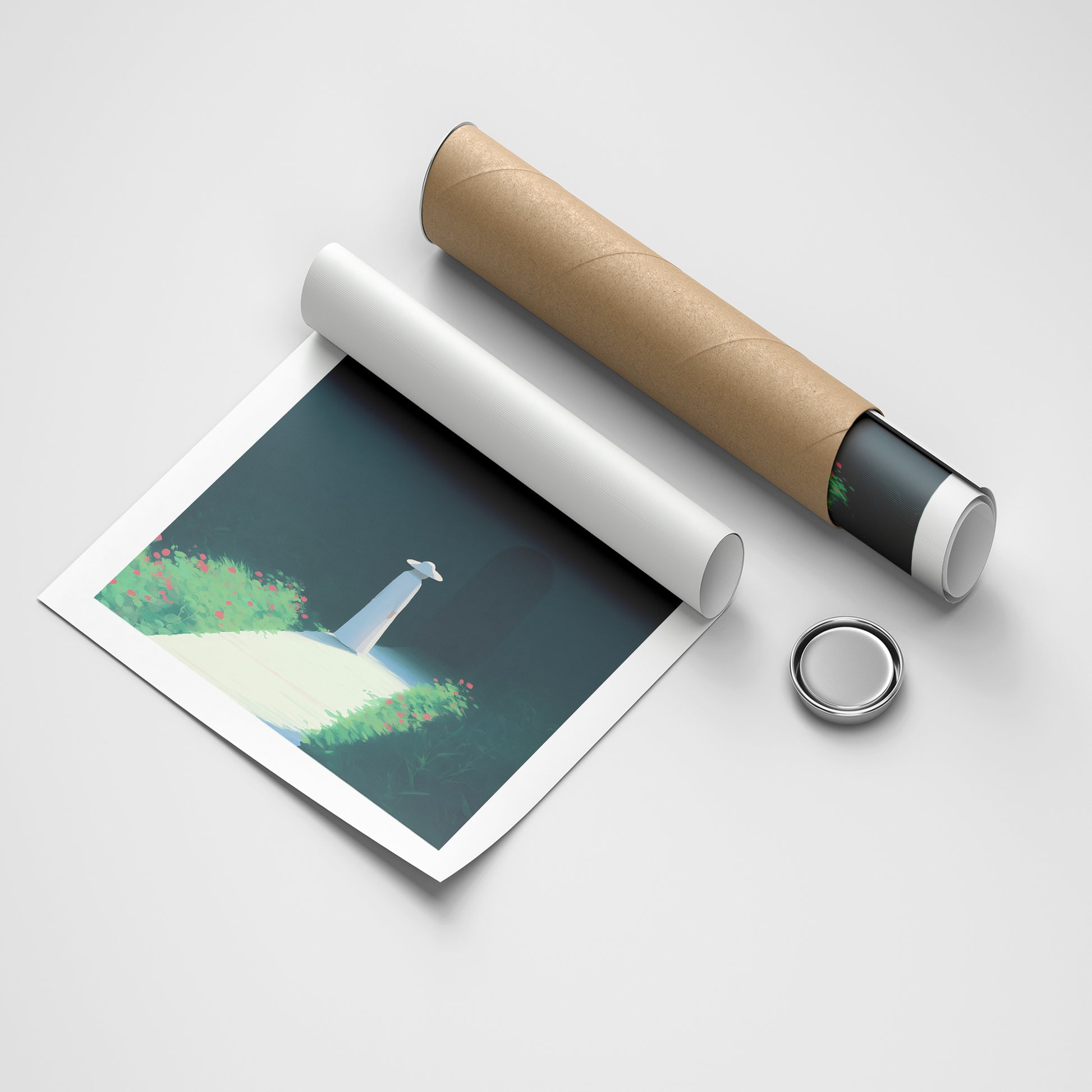Silent Threshold illustration canvas wall art by Anantkala