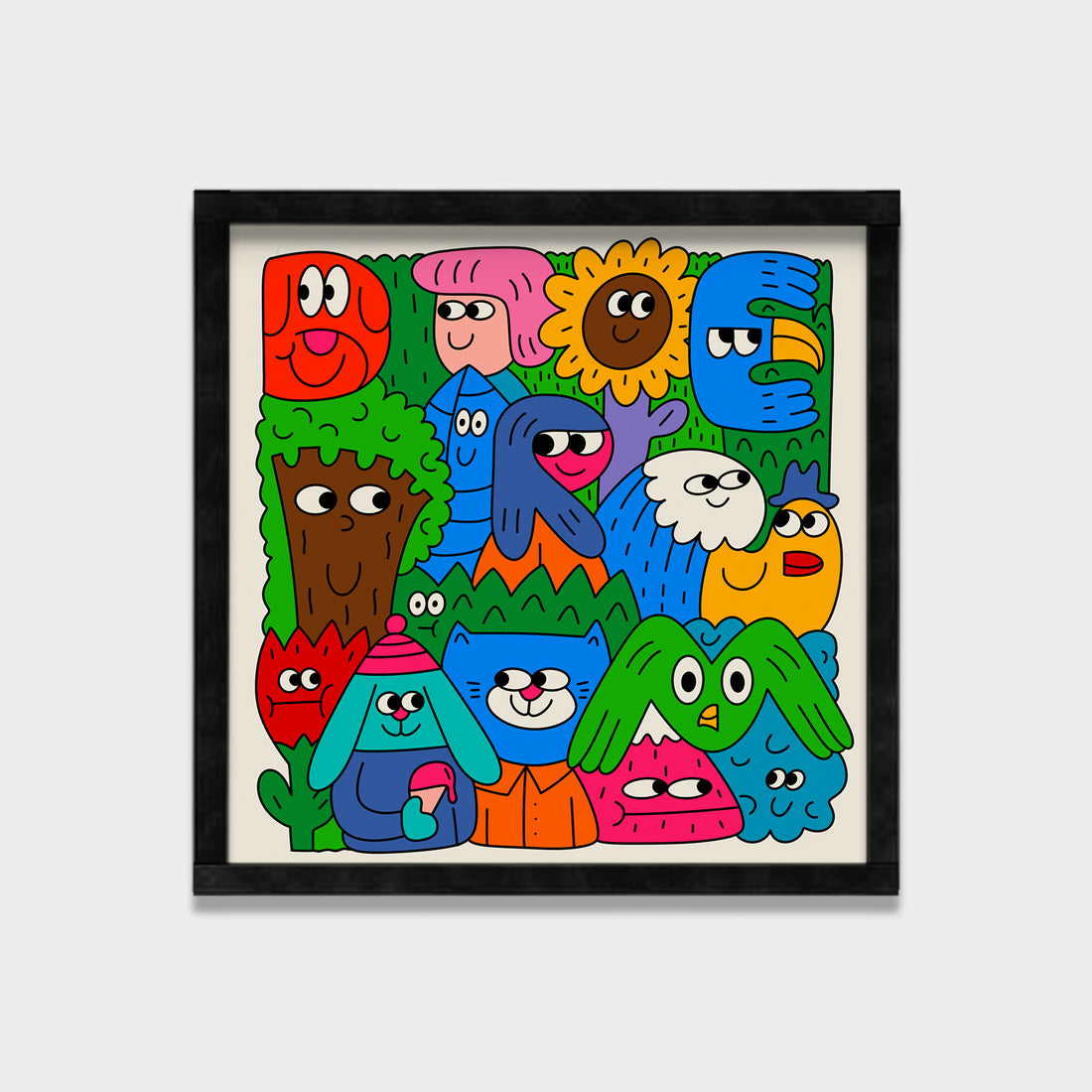 Together in color