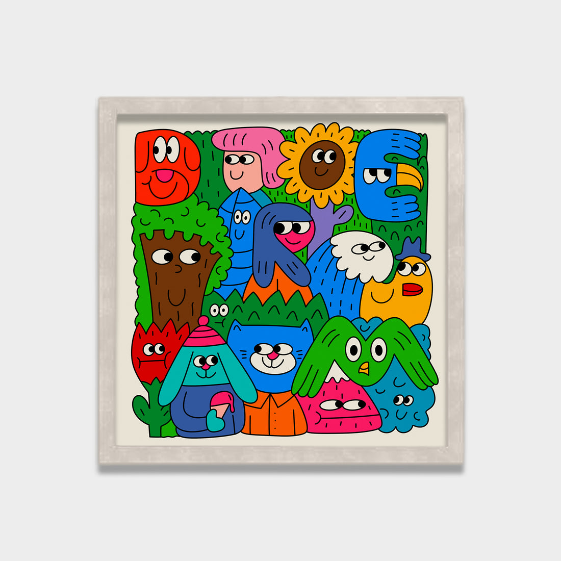 Together in color