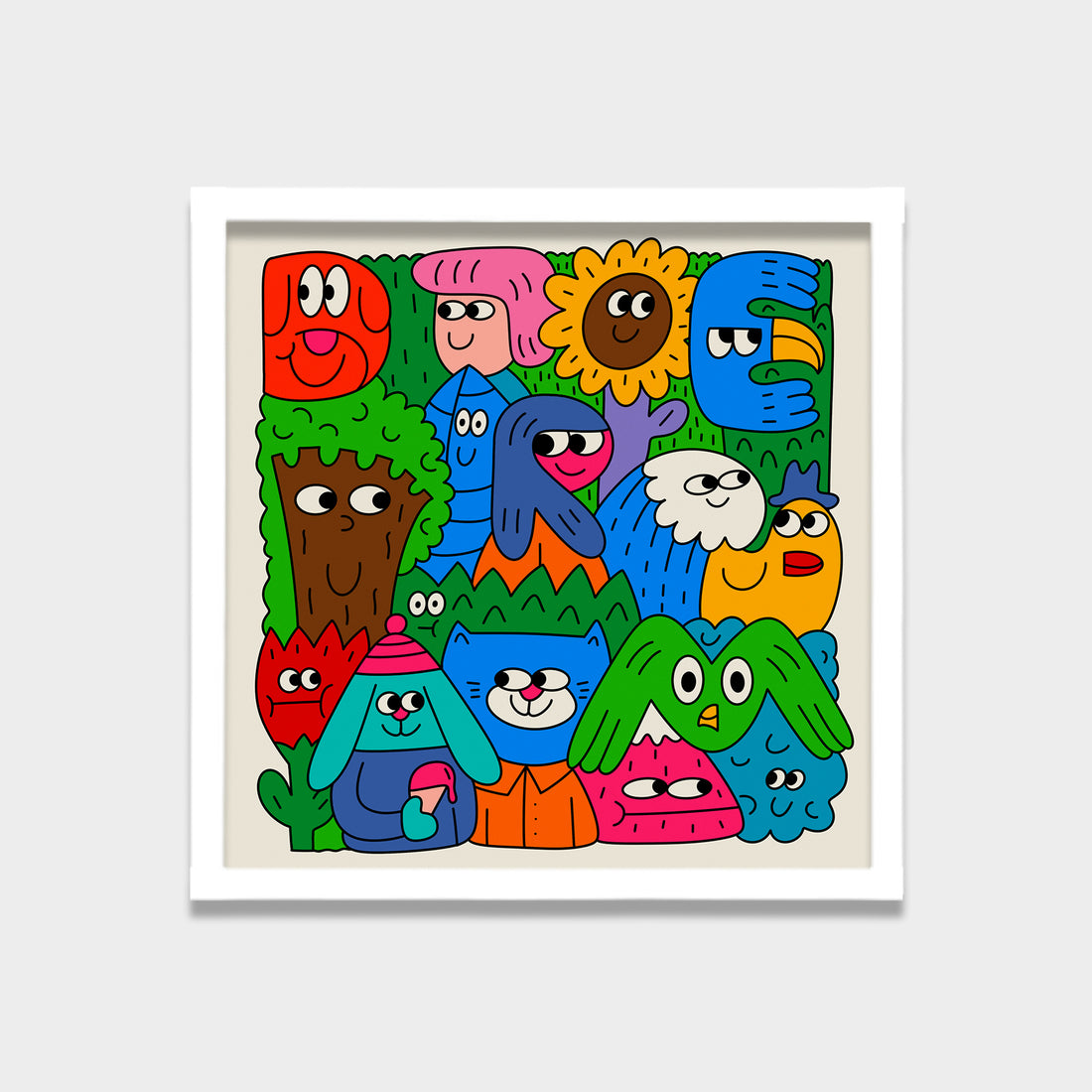 Together in color