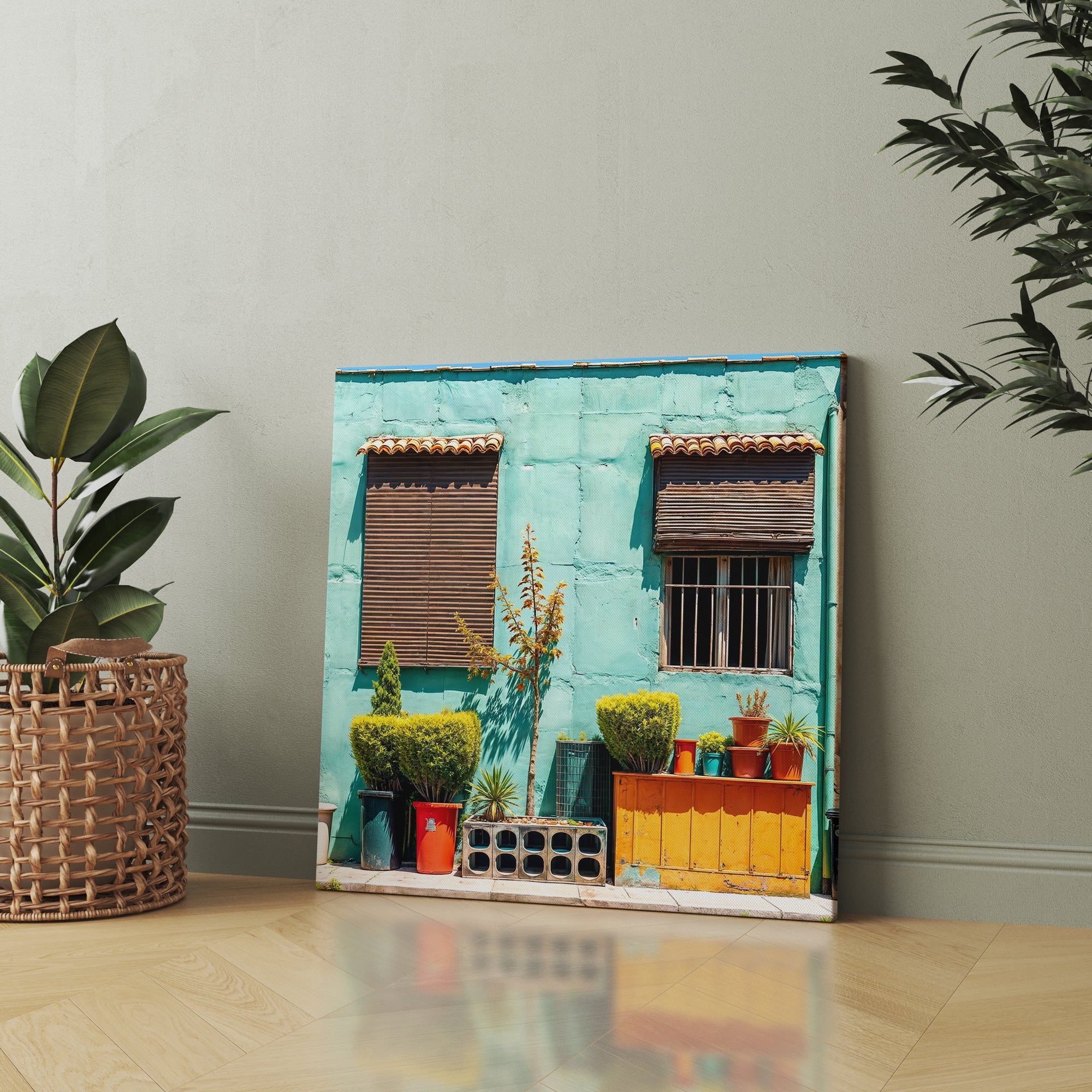Urban Calm photography canvas wall art by Anantkala