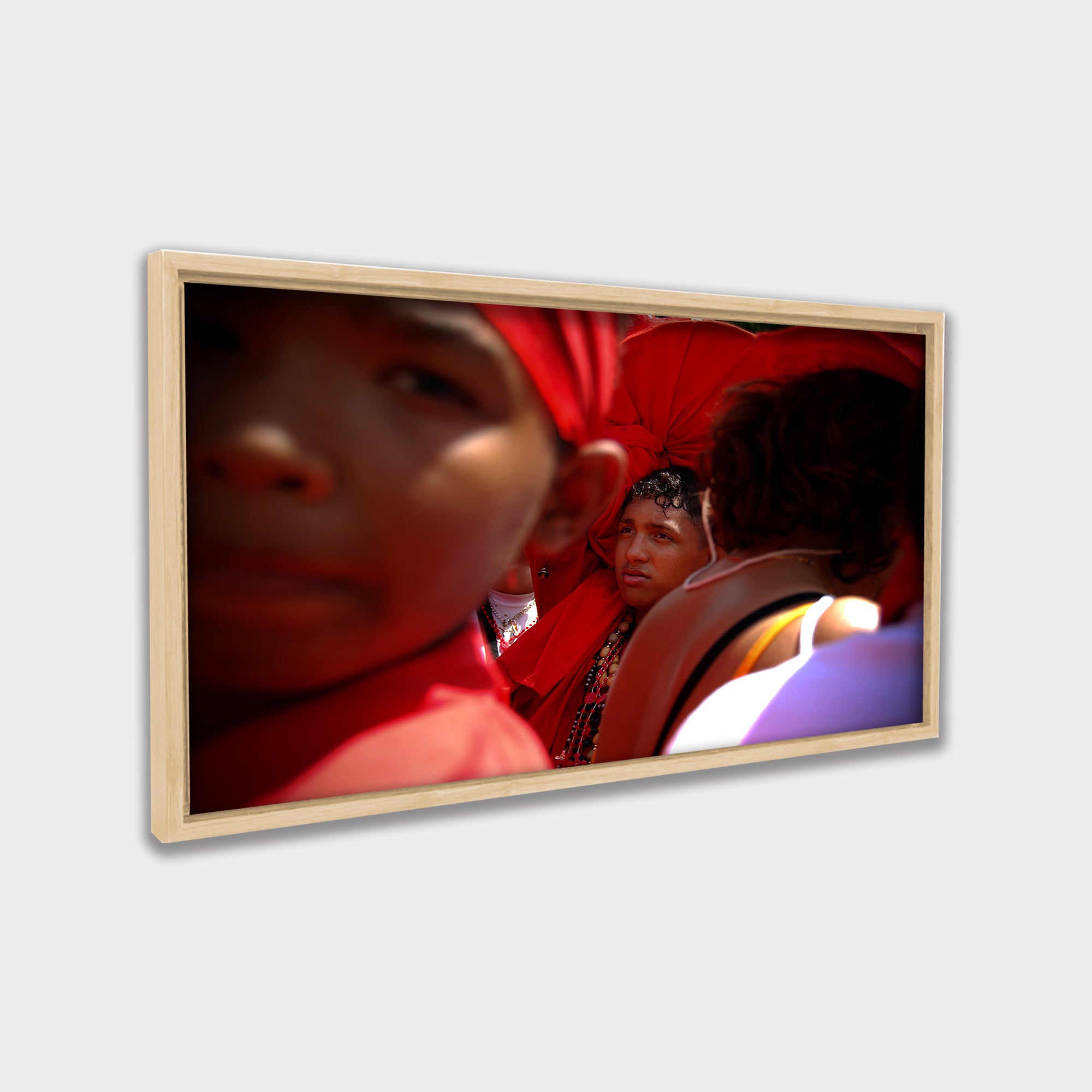 Crimson Faith photography canvas wall art by Anantkala