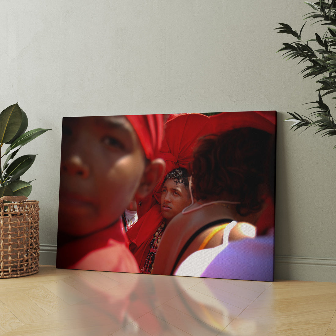 Crimson Faith photography canvas wall art by Anantkala