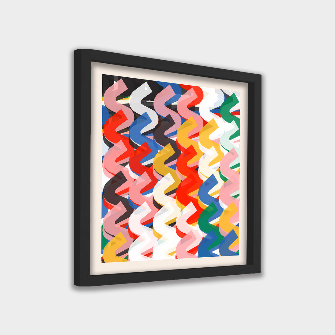 Chromatic Drift abstract canvas wall art by Anantkala