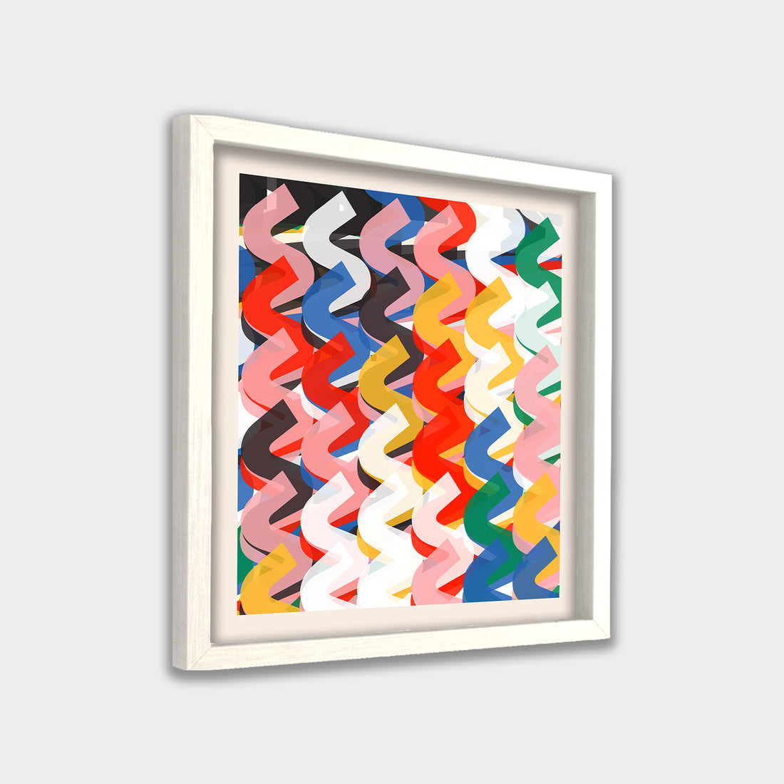 Chromatic Drift abstract canvas wall art by Anantkala