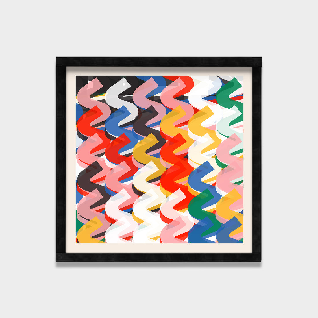 Chromatic Drift abstract canvas wall art by Anantkala