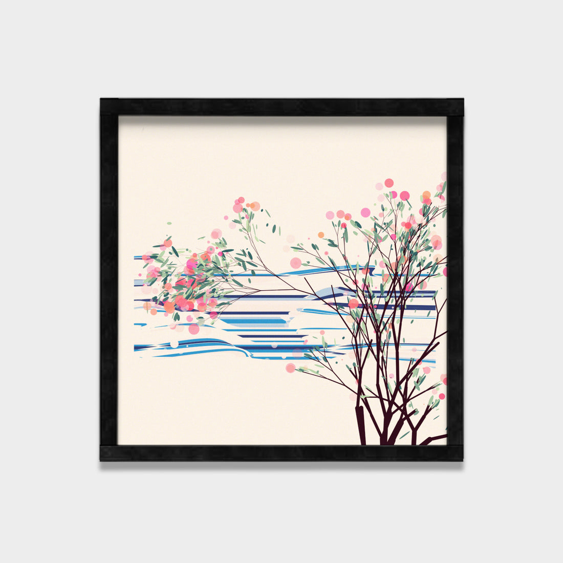 Blossoms Over Still Water