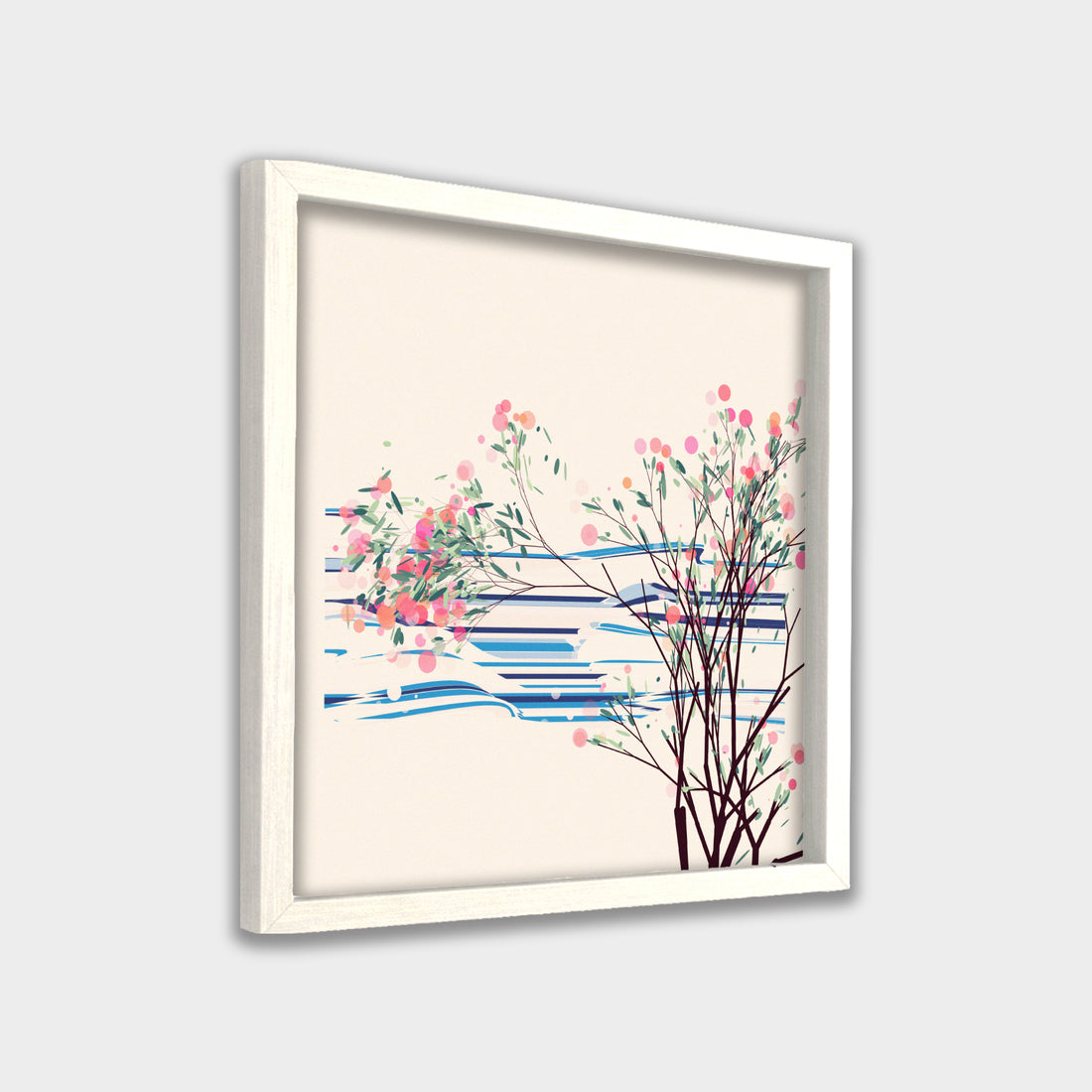 Blossoms Over Still Water