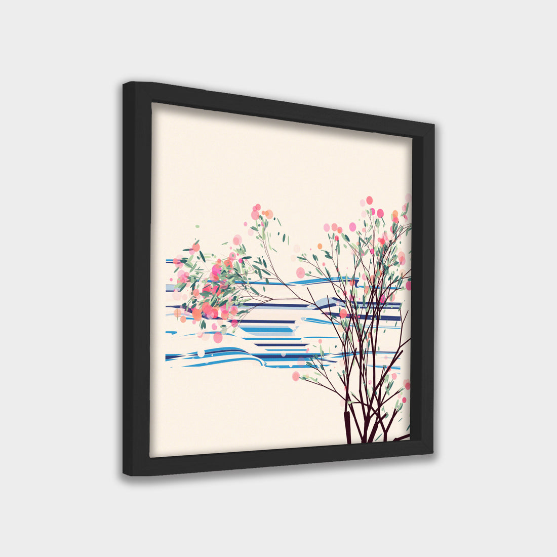 Blossoms Over Still Water