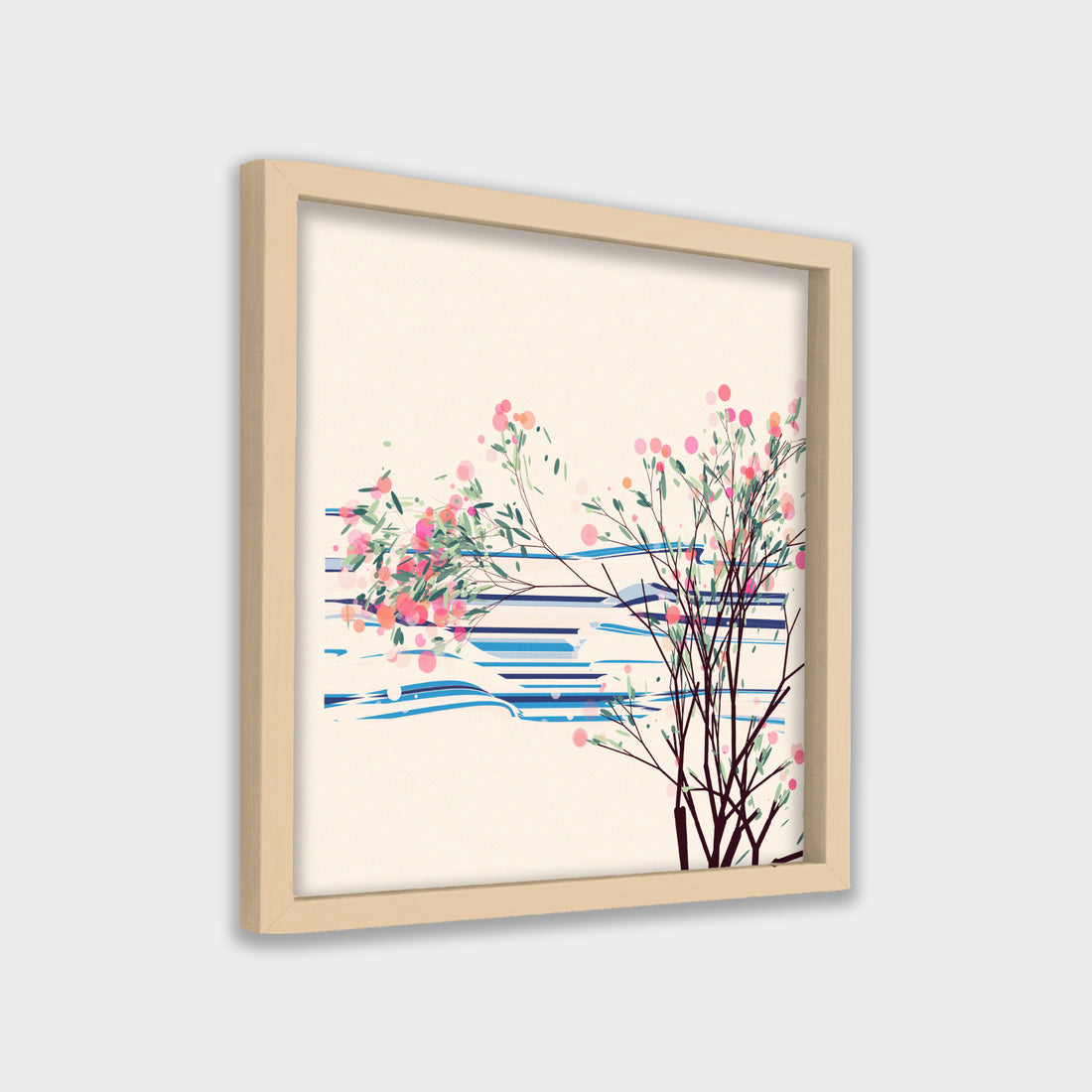 Blossoms Over Still Water